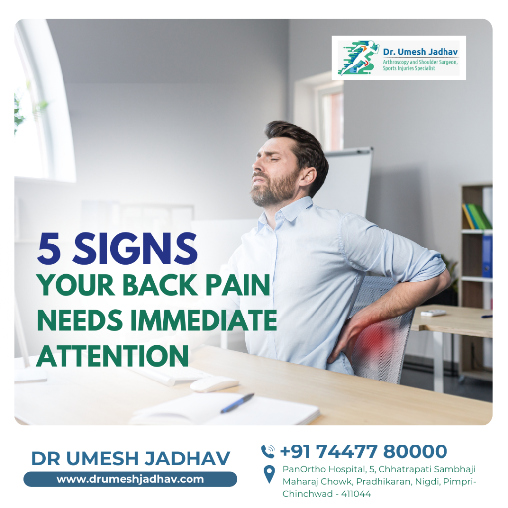 Signs Your Back Pain Needs Immediate Attention