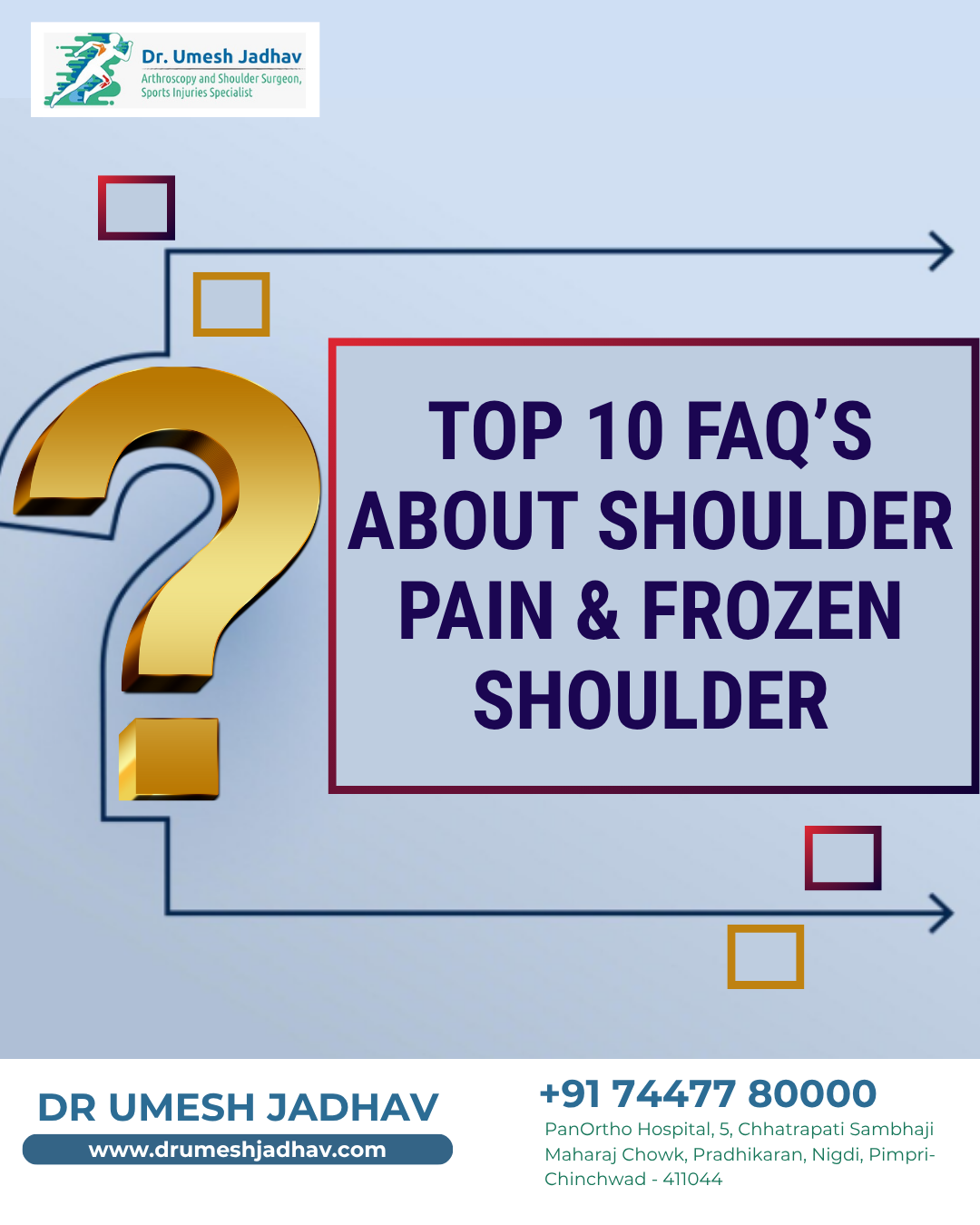 Top 10 FAQs About Shoulder Pain & Frozen Shoulder