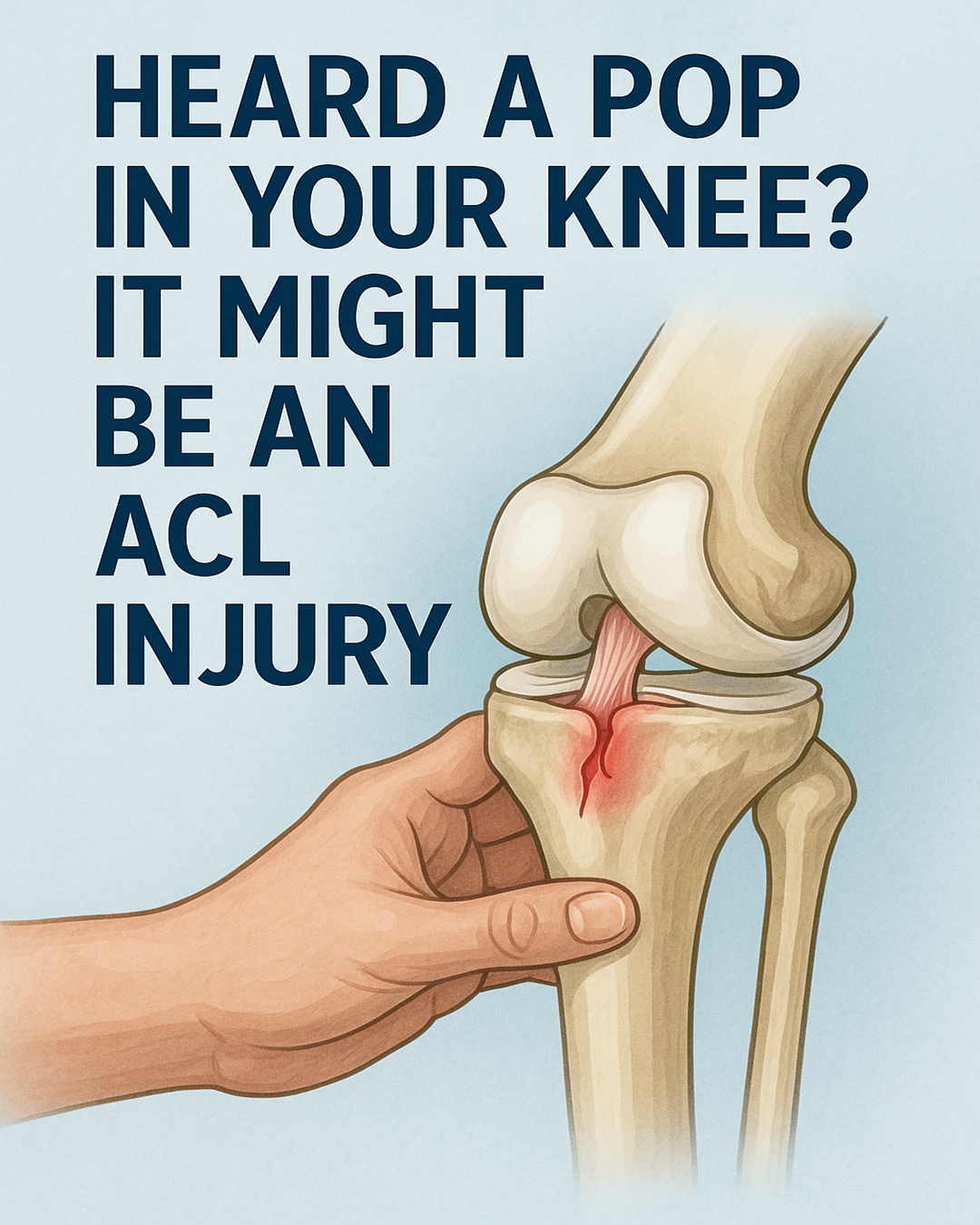 Heard a Pop in Your Knee? It Might Be an ACL Injury