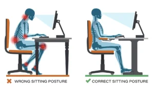 correct body posture 