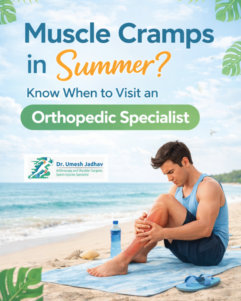 Muscle Cramps in Summer consult orthopedic doctor