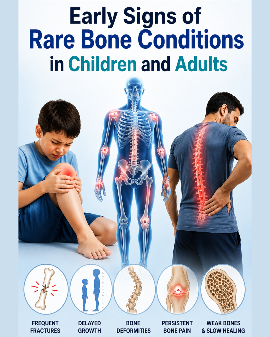Early Signs of Rare Bone Conditions in Children and Adults