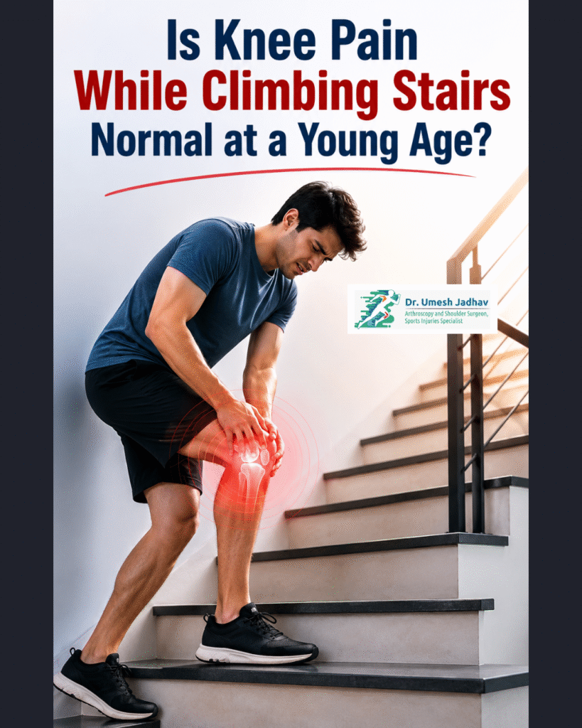 pain while climbing stairs