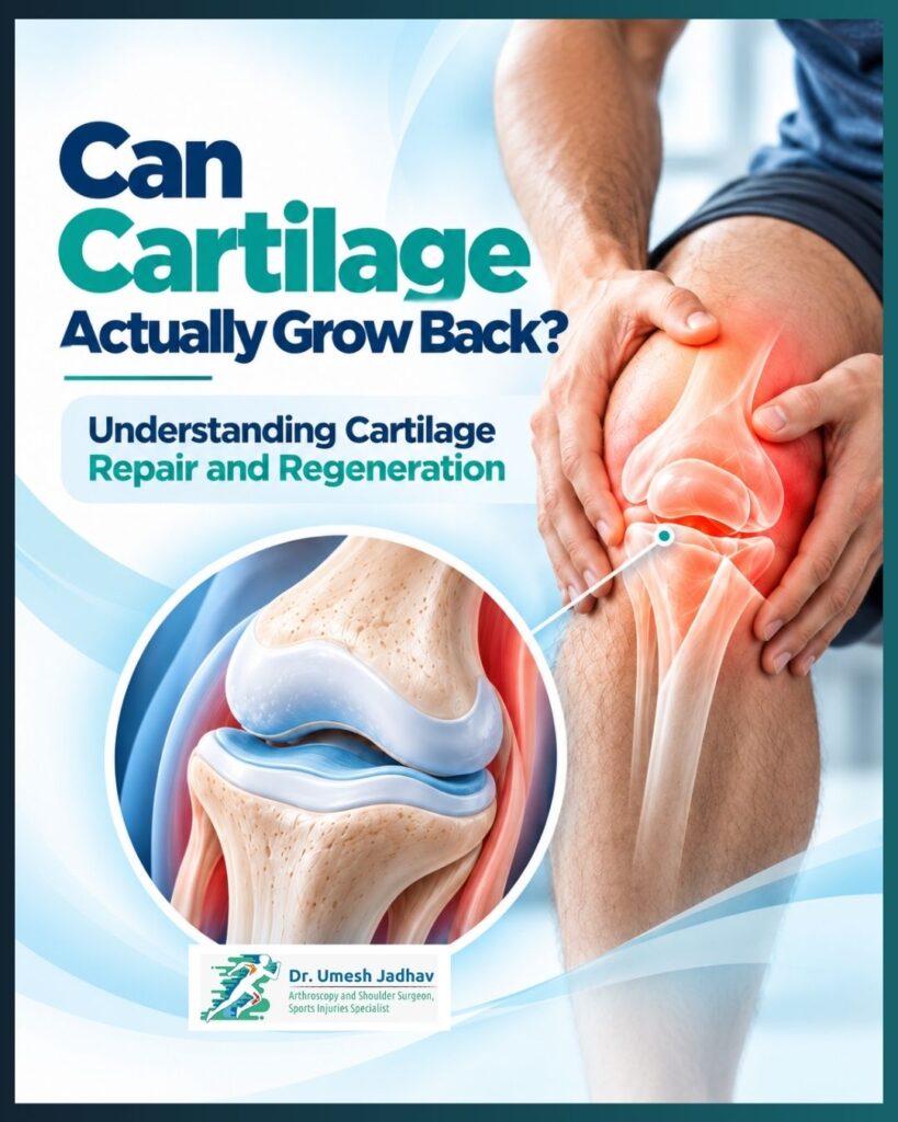Knee cartilage damage and available repair treatments